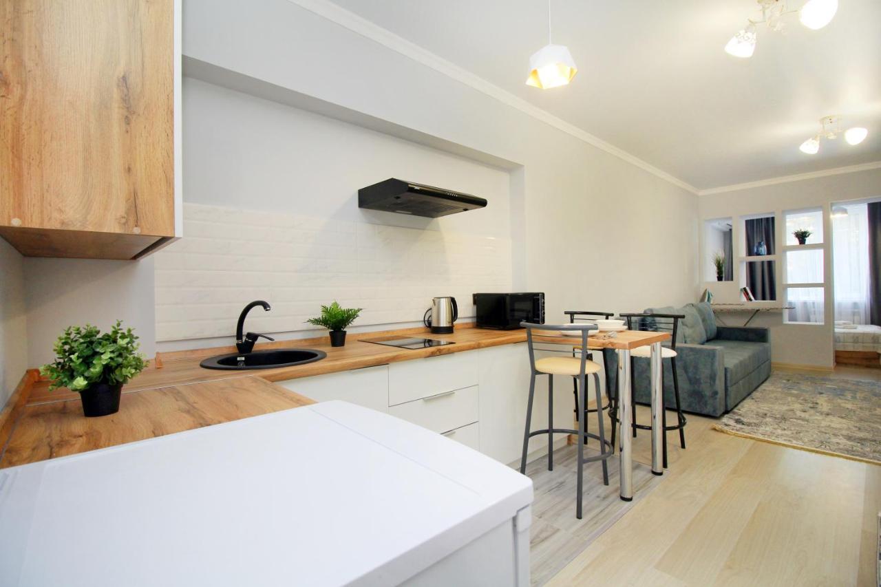 Cozy Studio In The Best Area! 4 알마티 외부 사진